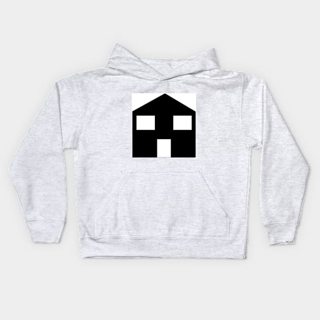 House sillouette Kids Hoodie by AdrianaCasares